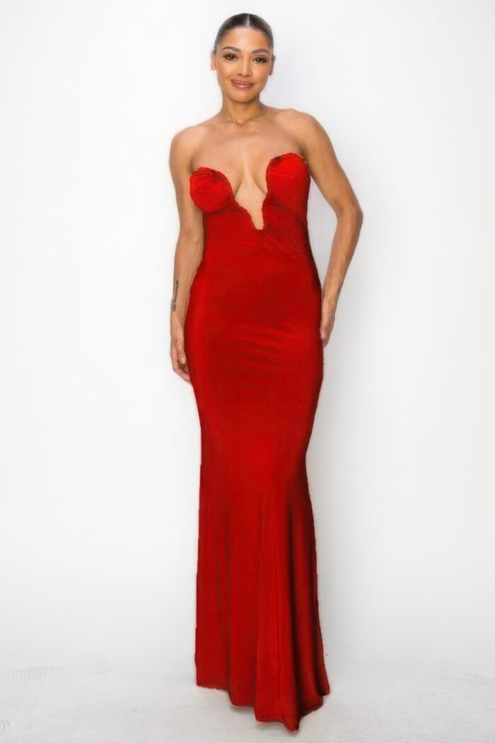 Glitter ity tube maxi dress