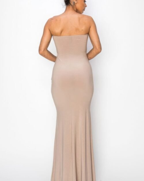 glitter ity tube maxi dress