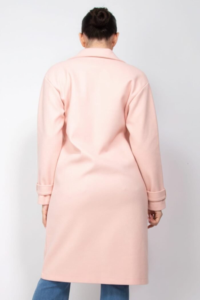 Collar pocketed coat - image 10