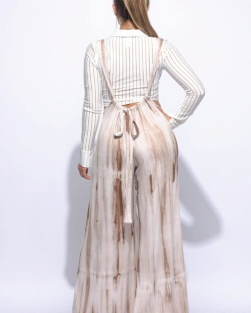 drawstring baggy jumpsuit