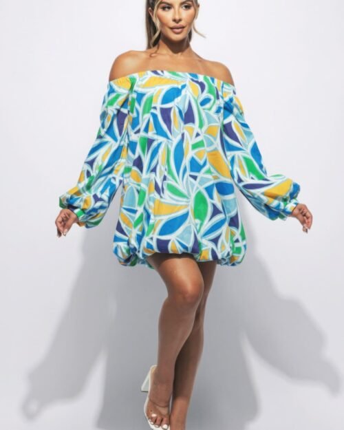 Off Shoulder Bubble Dress