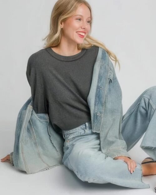 soft stretch basic top