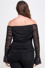 Ots Ruched Mesh Top - Image 6