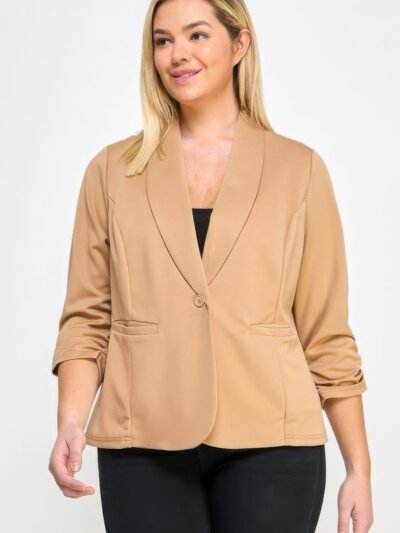 Techno Scuba Blazer W/pockets Techno Scuba Blazer W/pockets