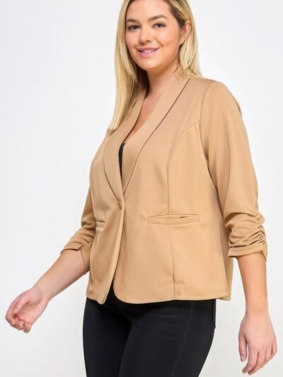 Techno Scuba Blazer W/pockets Techno Scuba Blazer W/pockets