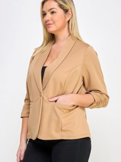 Techno Scuba Blazer W/pockets Techno Scuba Blazer W/pockets