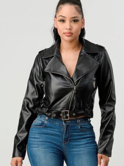 Pu Leather Jacket