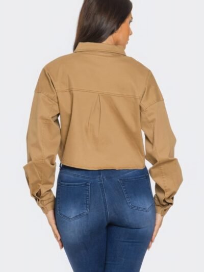 Bling Denim Button Down Shirt Bling Denim Button Down Shirt