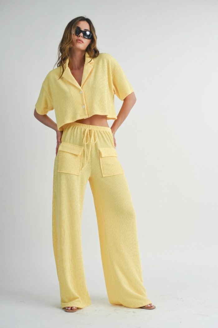 Button up 2 piece set