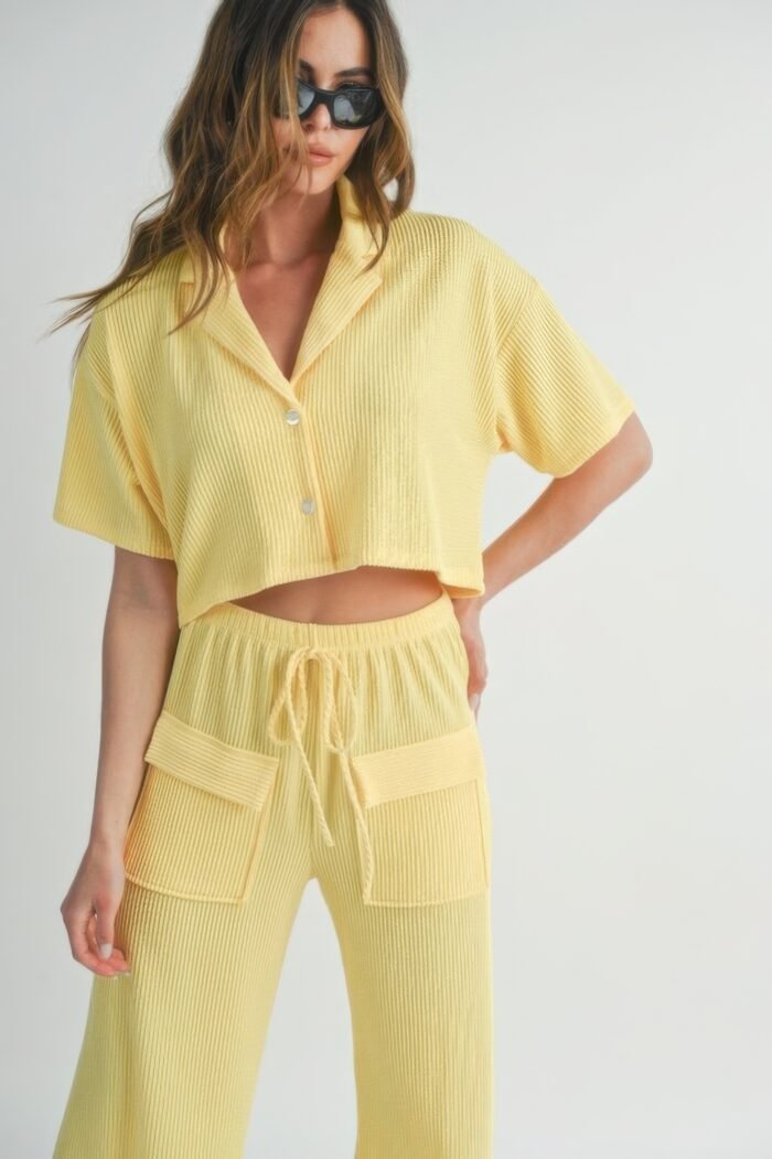 Button up 2 piece set