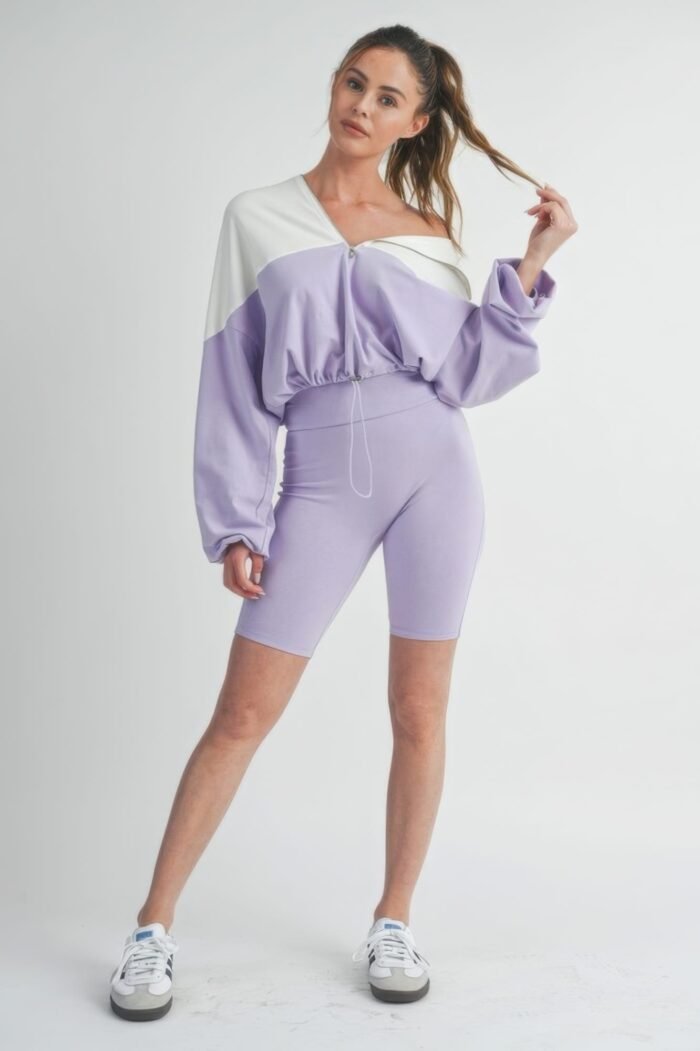 Biker shorts 2 piece set