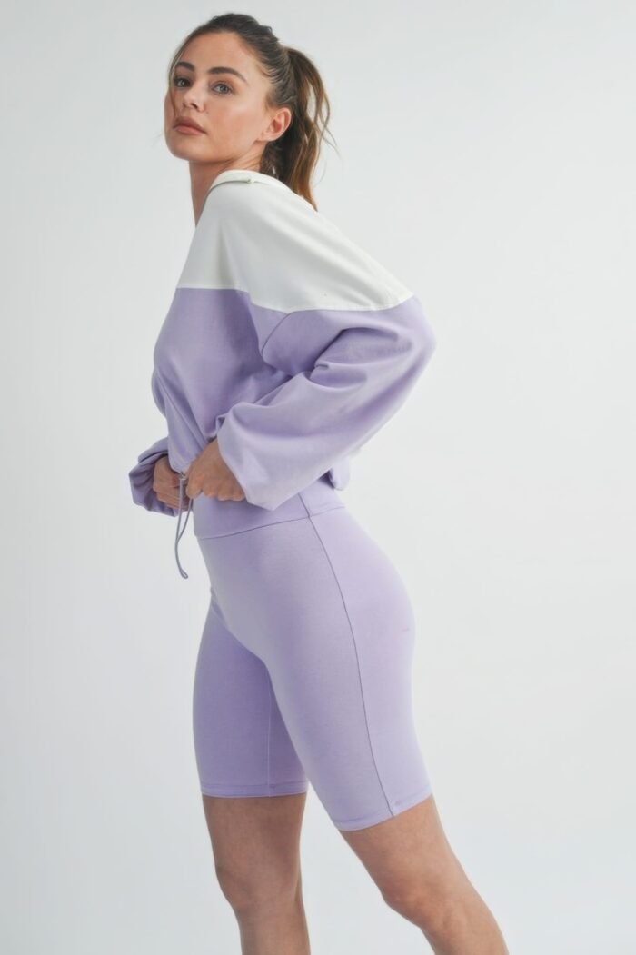 Biker shorts 2 piece set