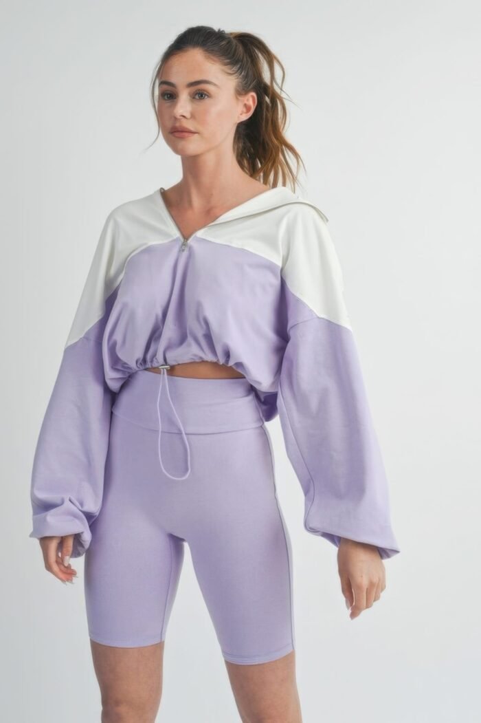Biker shorts 2 piece set