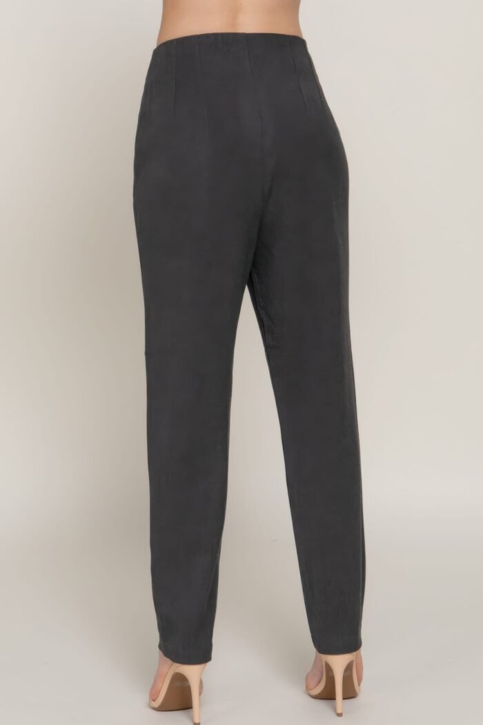 High waist pintuck detail long pants