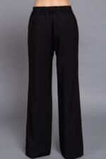 Back elastic straight woven long pants - Image 16