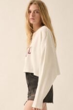 Love like a cowgirl thermal graphic sweatshirt - Image 4