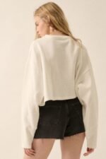 Love like a cowgirl thermal graphic sweatshirt - Image 6