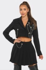 Skirt Set – Pleated Skirt Set Glamorous Elegance & Chic Styling