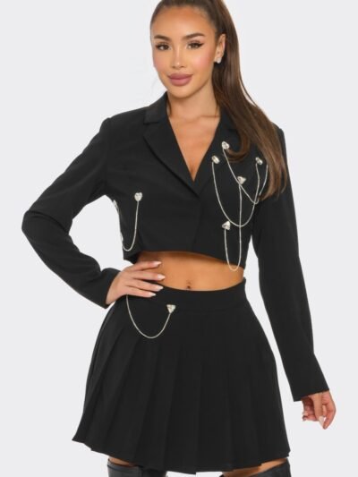 Pleated Skirt Set Skirt Set – Pleated Skirt Set Glamorous Elegance & Chic Styling