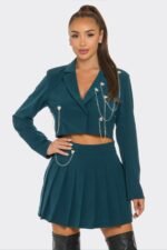 Skirt Set – Pleated Skirt Set Glamorous Elegance & Chic Styling