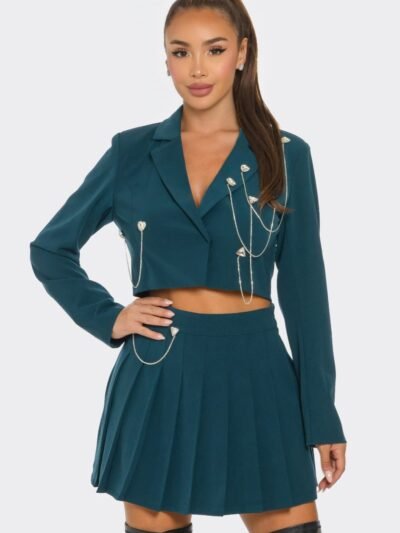 Pleated Skirt Set Skirt Set – Pleated Skirt Set Glamorous Elegance & Chic Styling