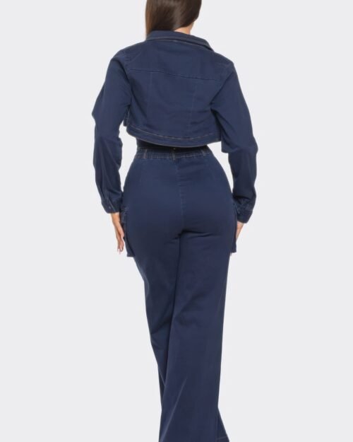 crop jacket 3pcs set