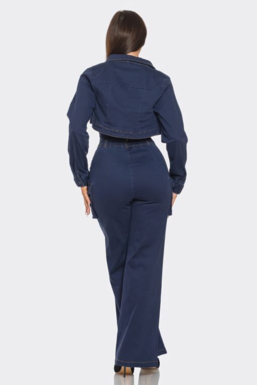 Crop Jacket 3pcs Set - Image 10