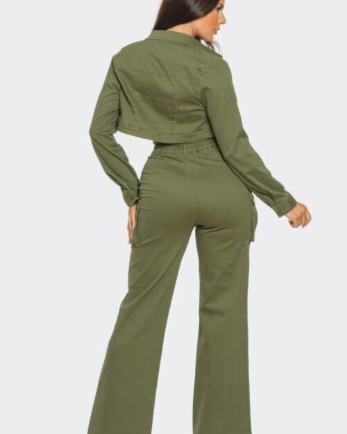 crop jacket 3pcs set