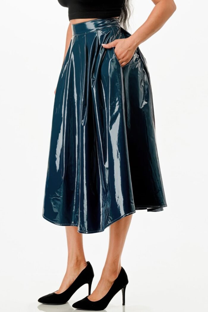 Midi skirt with pockets