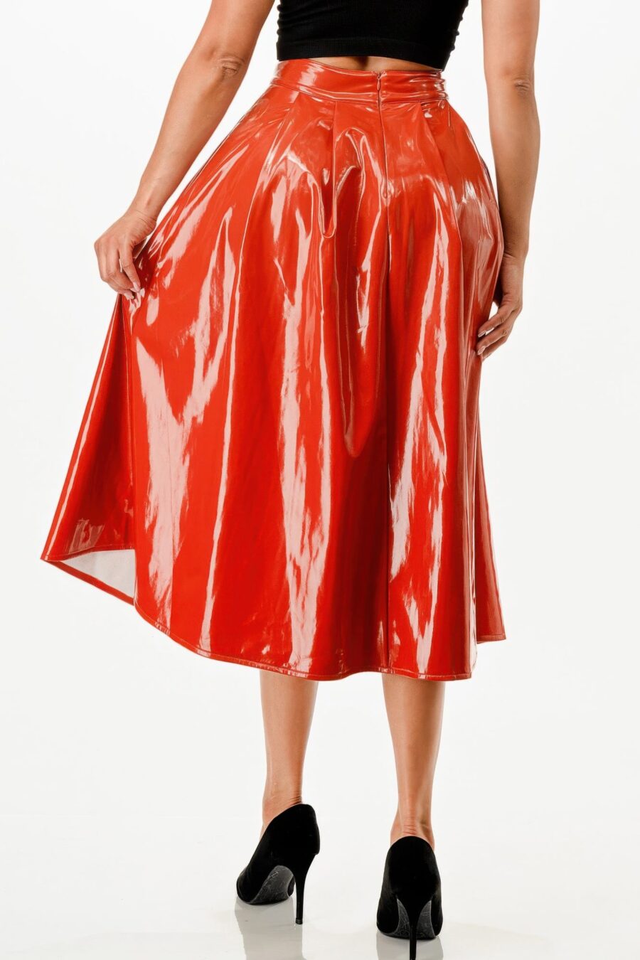 Midi skirt with pockets