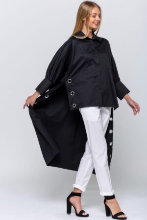 Oversized Shirt With Long Back Oversized Shirt With Long Back
