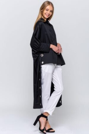 Oversized Shirt With Long Back Oversized Shirt With Long Back
