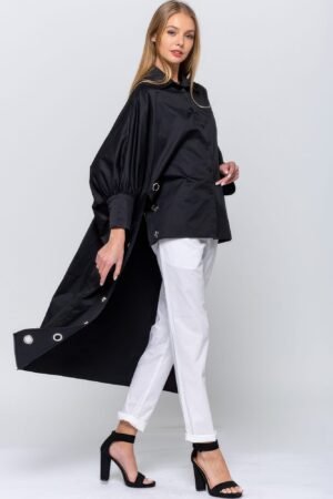 Oversized Shirt With Long Back Oversized Shirt With Long Back