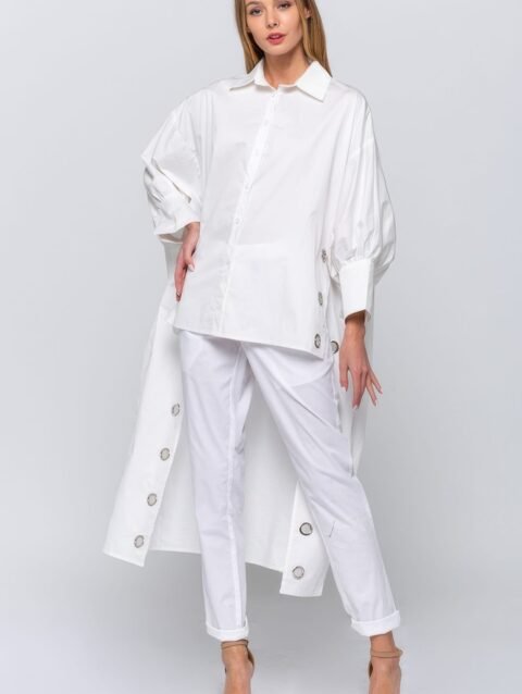 Oversized Shirt With Long Back