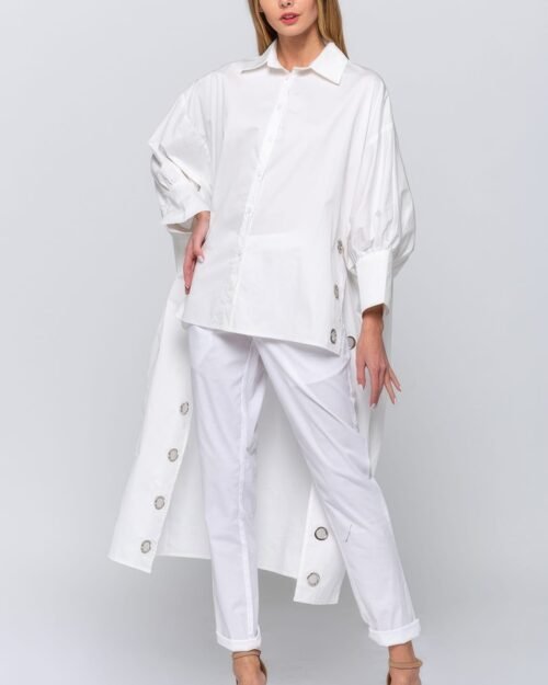 Oversized Shirt With Long Back