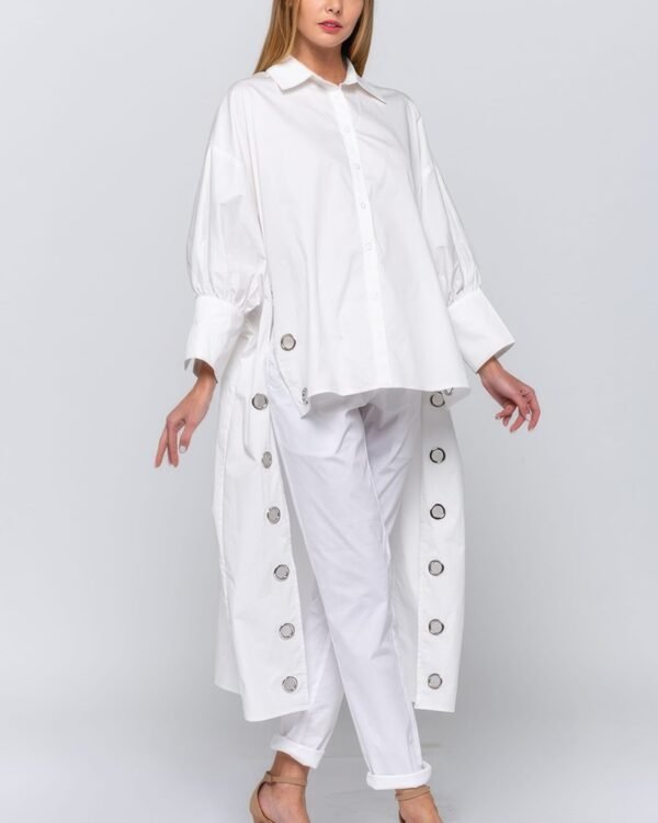 Oversized Shirt With Long Back