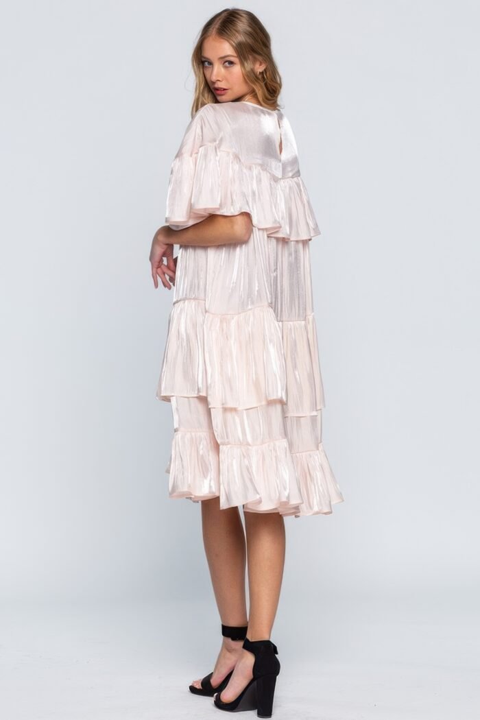 Ruffle midi dress