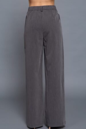 Pin Stripe Woven Straight Pants Pin Stripe Woven Straight Pants