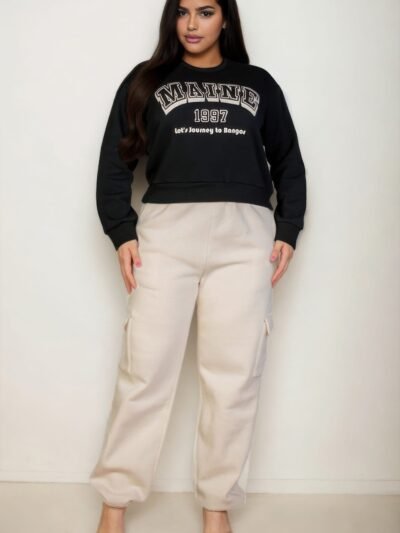 Plus Size Graphic Drop Shoulder Sweatshirt Plus Size Graphic Drop Shoulder Sweatshirt