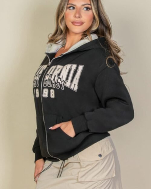 drop shoulder hoodie – graphic zipper up hoodie