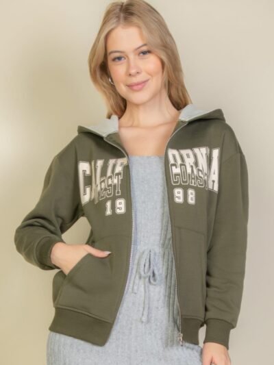 Drop Shoulder Hoodie - Graphic Zipper Up Hoodie Drop Shoulder Hoodie – Graphic Zipper Up Hoodie