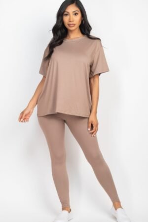 Oversized T-shirt & Leggings Set Oversized T-shirt & Leggings Set