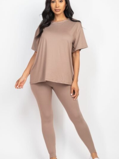 Oversized T-shirt & Leggings Set Oversized T-shirt & Leggings Set