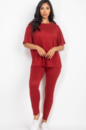 Oversized T-shirt & Leggings Set Oversized T-shirt & Leggings Set