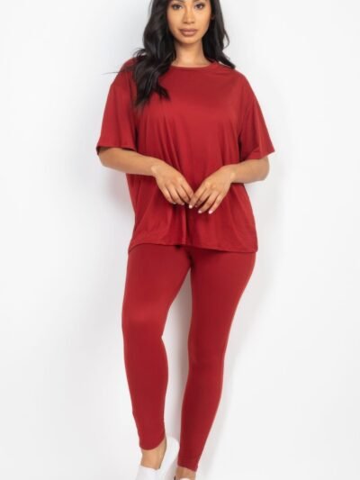 Oversized T-shirt & Leggings Set Oversized T-shirt & Leggings Set