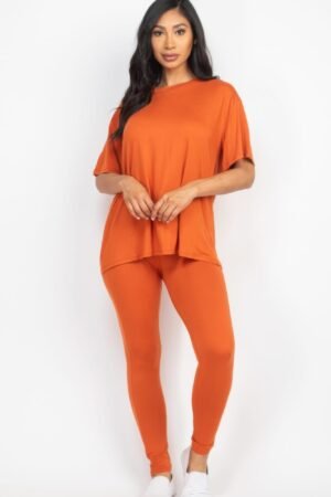 Oversized T-shirt & Leggings Set Oversized T-shirt & Leggings Set