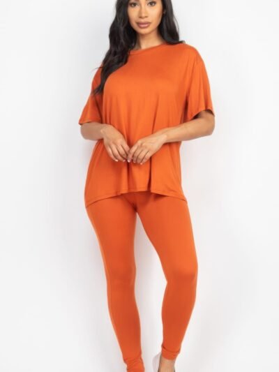 Oversized T-shirt & Leggings Set Oversized T-shirt & Leggings Set