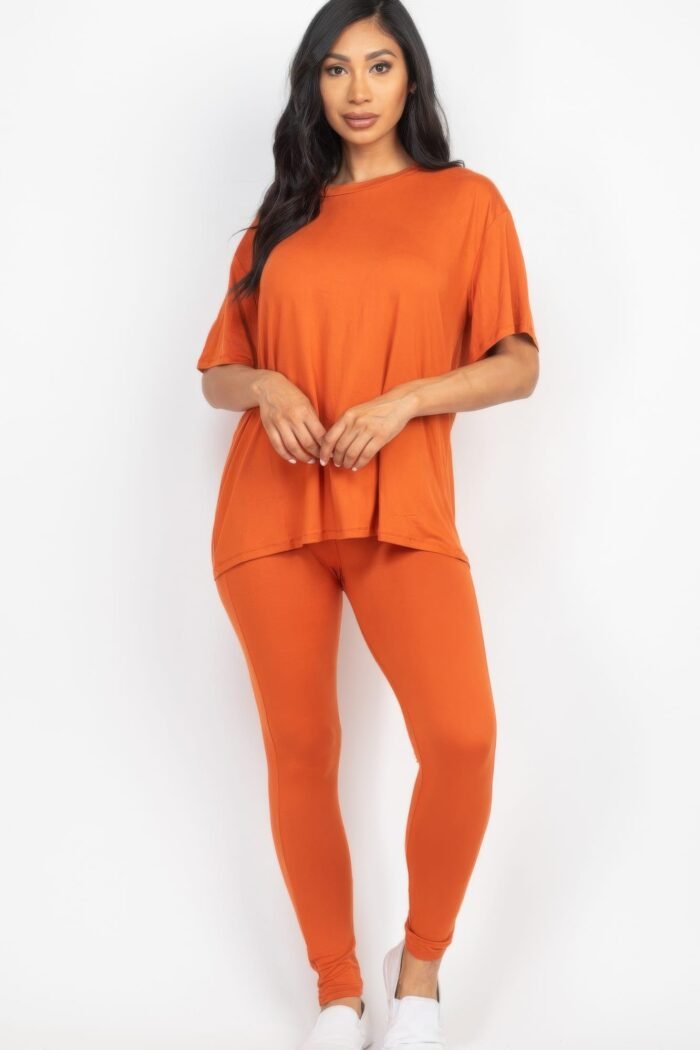 Oversized t-shirt & leggings set - image 6