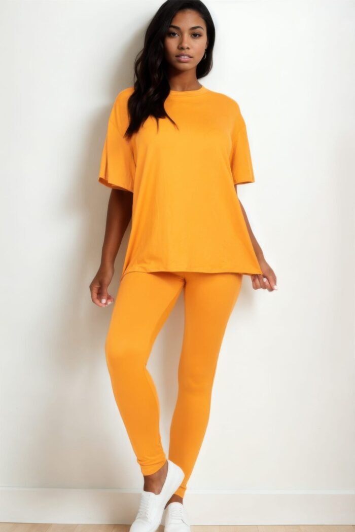 Oversized t-shirt & leggings set - image 7