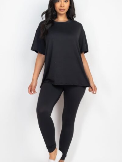 Oversized T-shirt & Leggings Set Oversized T-shirt & Leggings Set